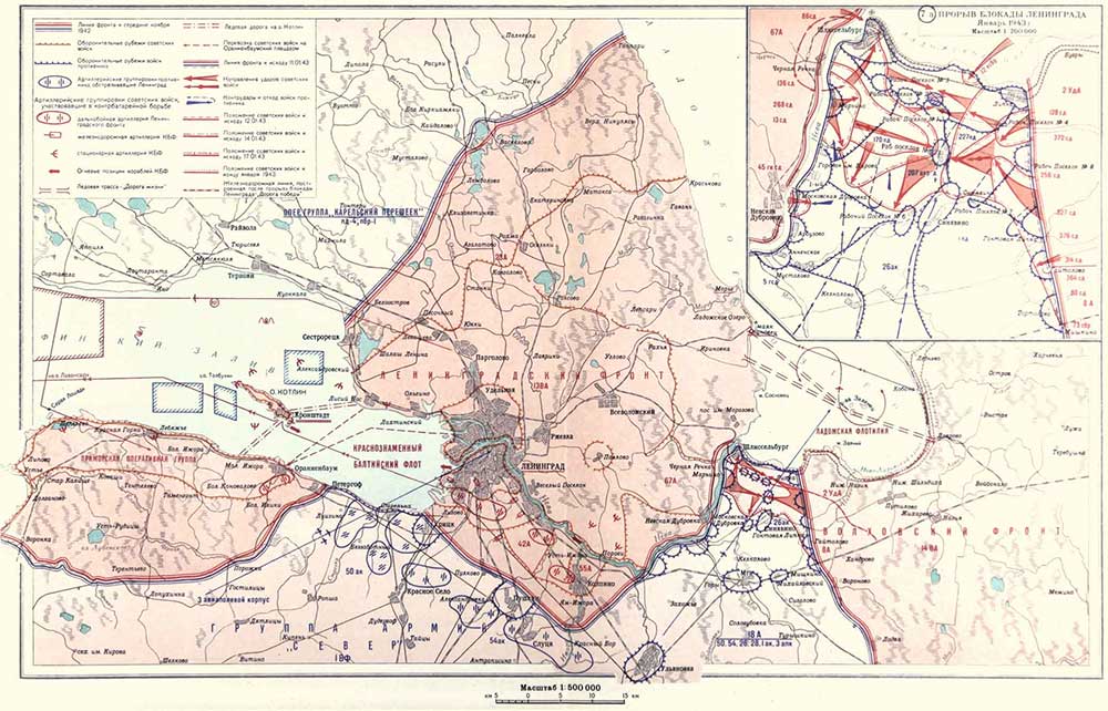 Ленинградская битва схема